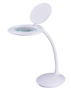 Лампа-лупа LED 7,5W (30 диодов), 5 диоптрий, размер линзы 10см, настольная, 9101LED-A 
