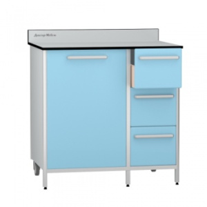 Тумба модульная 900*600*850 мм, 3 ящика, PR-06-010-14